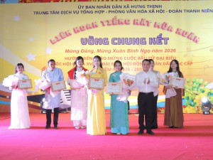 SÔI NỔI LIÊN HOAN TIẾNG HÁT "MỪNG ĐẢNG MỪNG XUÂN XÃ HƯNG THỊNH NĂM 2026