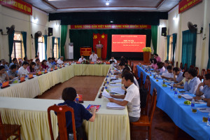 Hội nghị Ban Chấp hành Đảng bộ xã Hưng Thịnh lần thứ 4