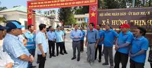 Bàn giao mặt bằng thi công lắp đặt tuyến ống cấp nước thuộc dự án Hệ thống cấp nước xã Hưng Thịnh