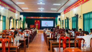 Xã Hưng Thịnh tham dự Hội nghị trực tuyến hướng dẫn 4 thủ tục hành chính của Đảng trên môi trường điện tử.