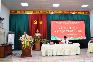 HĐND xã Hưng Thịnh tổ chức Kỳ họp thứ 2 (kỳ họp chuyên đề) HĐND xã khóa VII, nhiệm kỳ 2026-2031