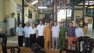 Lãnh đạo xã Hưng Thịnh thăm, chúc mừng các cơ sở Phật giáo nhân Đại lễ Phật Đản năm 2026