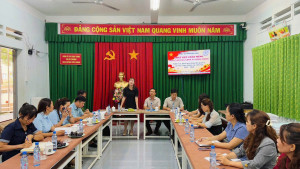 Đoàn công tác UBND xã Hưng Thịnh kiểm tra, đánh giá công tác quản lý và thực hiện nhiệm vụ năm học 2025 - 2026 tại Trường THCS Huỳnh Thúc Kháng