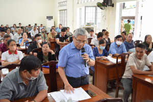 HỌP LẤY Ý KIẾN DỰ THẢO PHƯƠNG ÁN BỒI THƯỜNG, HỖ TRỢ, TÁI ĐỊNH CƯ DỰ ÁN VÀNH ĐAI 4 TP. HỒ CHÍ MINH – ĐỢT 2