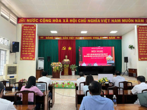 Đảng ủy xã Hưng Thịnh tham gia Hội nghị trực tuyến 01 năm thực hiện mô hình tổ chức chính quyền địa phương 02 cấp
