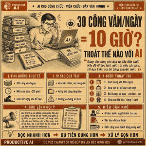 Ứng dụng Công nghệ số trong quản lý công việc: Quy trình 4 bước tự động hóa báo cáo và đánh giá chất lượng hàng tháng