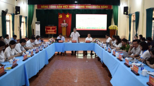 Hội nghị Ban chấp hành Đảng bộ xã Hưng Thịnh không thường kỳ thông qua Đề án sáp nhập các ấp