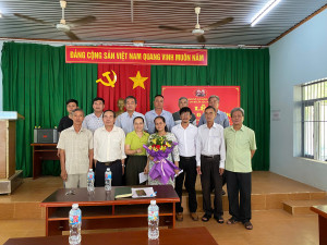 Chi bộ ấp Lộc Hòa, xã Hưng Thịnh tổ chức Lễ kết nạp Đảng viên