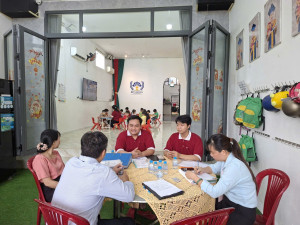 Đoàn kiểm tra của xã Hưng Thịnh tiếp tục kiểm tra công tác quản lý và nuôi dưỡng, chăm sóc, giáo dục trẻ tại các cơ sở giáo dục mầm non độc lập trên địa bàn xã năm 2026