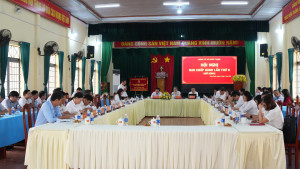 Hưng Thịnh: Hội nghị Ban Chấp hành Đảng bộ xã lần thứ 6 (mở rộng)