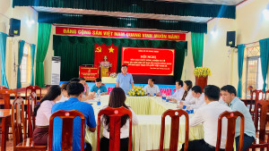 Xã Hưng Thịnh tổ chức Hội nghị bàn giao nhiệm vụ tham mưu về công tác Dân vận