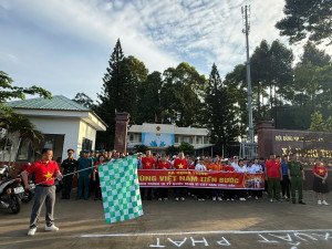 XÃ HƯNG THỊNH HƯỞNG ỨNG CHƯƠNG TRÌNH ĐI BỘ “CÙNG VIỆT NAM TIẾN BƯỚC”