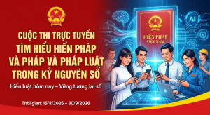Thiết kế infographic cuộc thi pháp luật kỷ nguyên số