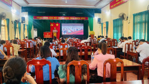 Xã Hưng Thịnh tham dự Hội nghị toàn quốc nghiên cứu, học tập, quán triệt và triển khai thực hiện một số Nghị quyết, Chỉ thị của Bộ Chính trị