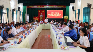 Hội nghị lần thứ 8 Ban chấp hành Đảng bộ xã Hưng Thịnh mở rộng