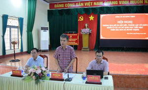 Đảng bộ xã Hưng Thịnh tổ chức kỳ họp Ban Chấp hành không thường kỳ để thông qua Đề án thành lập Đảng bộ Trường Tiểu học Nam Cao