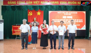 Xã Hưng Thịnh công bố Nghị quyết của HĐND xã và các quyết định của Đảng ủy, HĐND,UBND,UBMTTQ Việt Nam xã về công tác tổ chức cán bộ