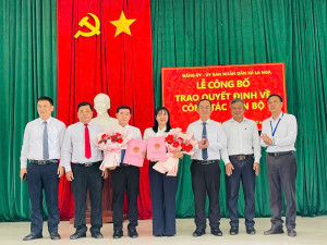 ĐẢNG ỦY - UBND XÃ LA NGÀ CÔNG BỐ QUYẾT ĐỊNH NGHỈ VIỆC, ĐIỀU ĐỘNG VÀ BỔ NHIỆM CÁN BỘ LÃNH ĐẠO