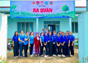 UBMTTQ VIỆT NAM XÃ LA NGÀ TỔ CHỨC LỄ RA QUÂN HƯỞNG ỨNG PHONG...