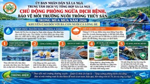 CHỦ ĐỘNG PHÒNG NGỪA DỊCH BỆNH, BẢO VỆ MÔI TRƯỜNG NUÔI TRỒNG...