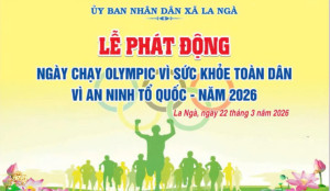 UBND xã La Ngà tổ chức Lễ phát động Ngày chạy Olympic, Vì sức khỏe toàn dân, Vì An ninh Tổ quốc tỉnh Đồng Nai năm 2026.