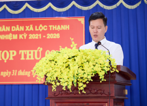 Kỳ họp thứ 2 (kỳ họp giữa năm 2025) Hội đồng nhân dân xã Lộc Thạnh khóa IV, nhiệm kỳ 2021-2026 thành công tốt đẹp