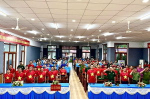 Xã biên giới Lộc Thạnh hưởng ứng chương trình “Cùng Việt Nam tiến bước”