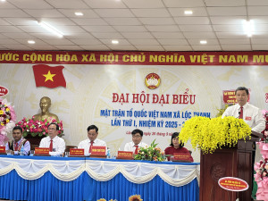 MTTQ Việt Nam xã Lộc Thạnh tổ chức Đại hội lần thứ I mở ra giai đoạn mới trong củng cố khối đại đoàn kết toàn dân tộc ở vùng biên giới