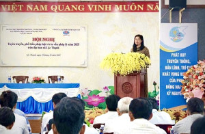 Lộc Thạnh: Hội nghị tuyên truyền, phổ biến pháp luật và tư vấn pháp lý năm 2025