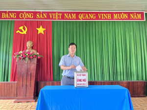 Lộc Thạnh hơn 84 triệu đồng ủng hộ đồng bào vùng lũ