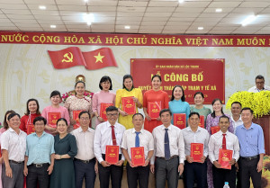 Lộc Thạnh công bố Quyết định thành lập Trạm Y tế xã