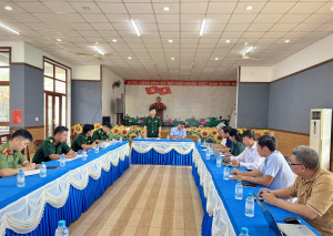 Bộ đội Biên phòng tỉnh: Làm việc về tổ chức Ngày hội Biên phòng toàn dân năm 2026 tại Lộc Thạnh