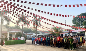 Lộc Thạnh phát động Ngày chạy Olympic vì sức khỏe toàn dân, vì an ninh Tổ quốc