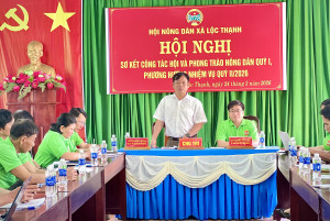 Hội Nông dân xã Lộc Thạnh sơ kết quý I năm 2026
