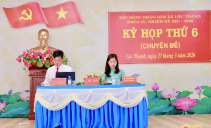 HĐND xã Lộc Thạnh tổ chức kỳ họp thứ 6