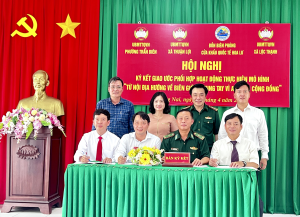 Lễ ký kết thực hiện mô hình “Từ nội địa hướng về biên giới – Chung tay vì an sinh cộng đồng”