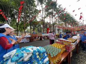 “Phiên chợ 0 đồng” lan tỏa yêu thương tại xã biên giới Lộc Thạnh