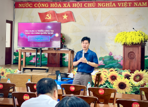 Lộc Thạnh tập huấn kỹ năng ứng dụng trí tuệ nhân tạo trong công việc