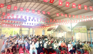 Trường Mẫu giáo Hướng Dương tuyên truyền Nghị quyết thành lập thành phố Đồng Nai trực thuộc Trung ương