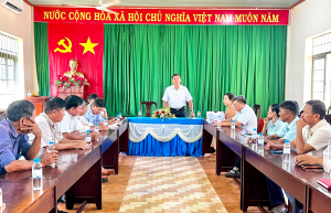 Lộc Thạnh lấy ý kiến Nhân dân về Đề án sắp xếp 13 ấp thành 4 ấp