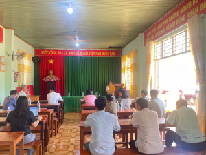 Đại biểu HĐND xã Lộc Thạnh tiếp xúc cử tri ấp Thạnh Tân, Thạnh Trung