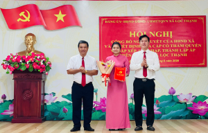 Lộc Thạnh công bố quyết định thành lập 4 ấp mới sau sắp xếp