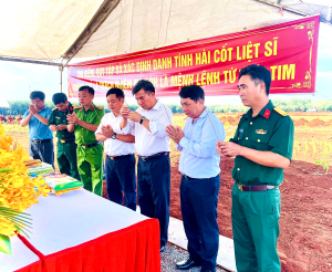 LỘC THẠNH DÂNG HƯƠNG TRI ÂN CÁC ANH HÙNG LIỆT SĨ, THĂM VÀ ĐỘNG VIÊN ĐỘI K72