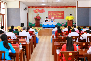 KỲ HỌP THỨ 3 HĐND XÃ LỘC THẠNH THÔNG QUA 6 NGHỊ QUYẾT