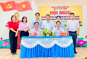 Lộc Thạnh hội nghị bàn giao nhiệm vụ tham mưu công tác dân vận