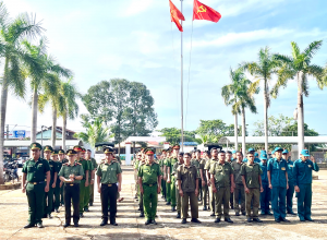 Lộc Thạnh ra quân hưởng ứng Ngày toàn dân phòng cháy, chữa cháy và cứu nạn, cứu hộ
