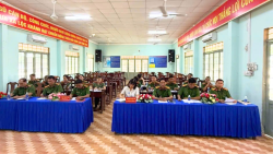 Công an Lộc Hưng sơ kết công tác 6 tháng đầu năm