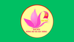 Banner website chào mừng Đại hội đại biểu Đảng bộ xã Lộc Hưng lần thứ I, nhiệm kỳ 2025-2030