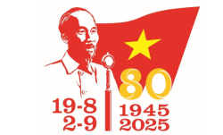 Banner chào mừng kỷ niệm 80 năm Cách mạng Tháng Tám thành công và Quốc khánh 02/9