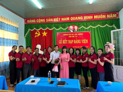 Công tác phát triển đảng viên mới: Nhiệm vụ then chốt xây dựng Đảng bộ xã Lộc Hưng vững mạnh
